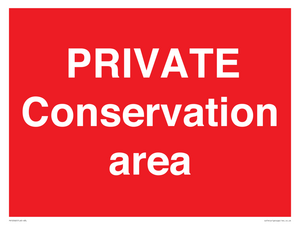 PRIVATE Conservation area 